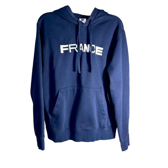 Nike Performance France Fleece Sweatshirt Hoodie Sz Small - Picture 1 of 10